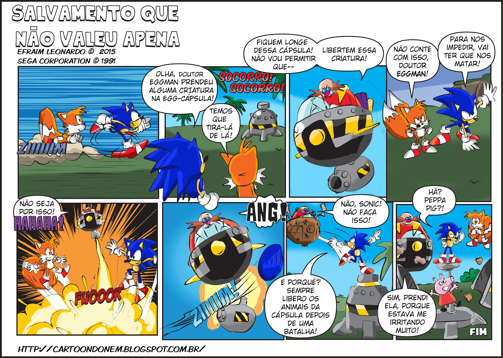 Cartoon Do Nem Hist Rias Em Quadrinhos Do Sonic Julho